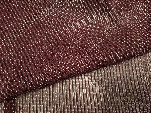 平和屋着物▽道行コート　スリーシーズン　春夏秋　塵除け　芝文　正絹　逸品　DABI4252du