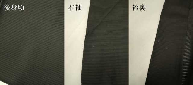 平和屋着物▽男性　黒紋付　長羽織　スリーシーズン　春夏秋　塵除け　絽　正絹　逸品　DABI4267du