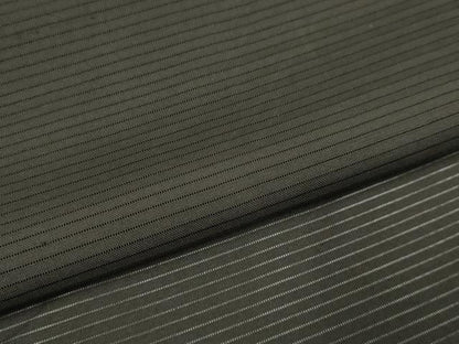 平和屋着物▽男性　黒紋付　長羽織　スリーシーズン　春夏秋　塵除け　絽　正絹　逸品　DABI4267du
