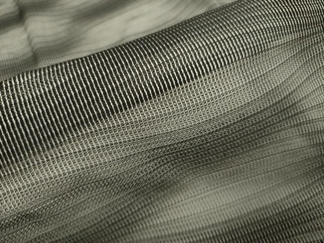 平和屋着物▽道行コート　スリーシーズン　春夏秋　塵除け　変わり縞　正絹　逸品　DABI4290du