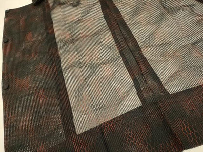 平和屋着物▽道行コート　スリーシーズン　春夏秋　塵除け　霞文　正絹　逸品　未使用　DABI4301du