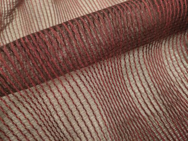 平和屋着物▽道行コート　スリーシーズン　春夏秋　塵除け　変わり縞　正絹　逸品　DABI4302du