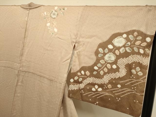 平和屋着物●訪問着　辻が花　絞り　正絹　逸品　DABI4313du