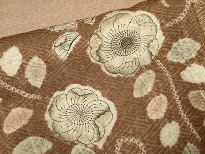 平和屋着物●訪問着　辻が花　絞り　正絹　逸品　DABI4313du