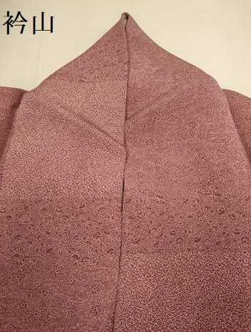 平和屋着物●江戸小紋　横段花文　正絹　逸品　DABI4314du