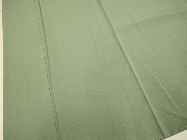 平和屋着物●上質な色無地　山鳩色　正絹　逸品　未使用　DABI4316du