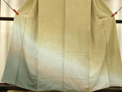 平和屋着物●訪問着　作家物　墨流し模様染　暈し染め　正絹　逸品　DABI4323du