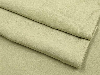平和屋着物●上質な色無地　利休色　正絹　逸品　DABI4324du