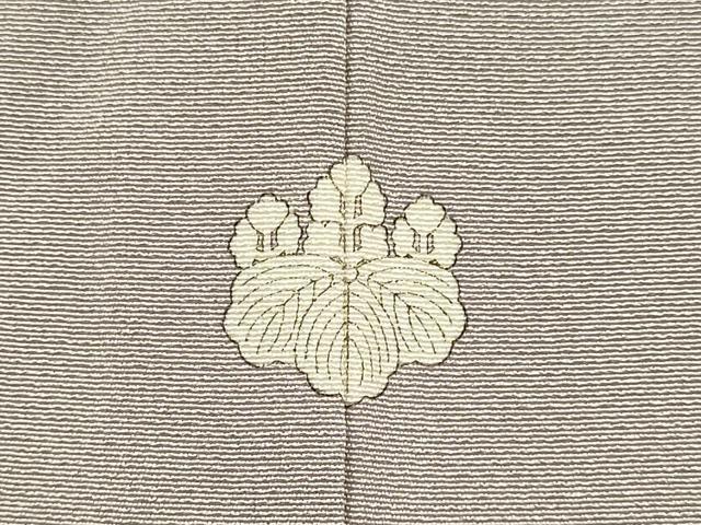 平和屋着物●上質な色無地　鳩羽鼠色　正絹　逸品　未使用　DABI4325du