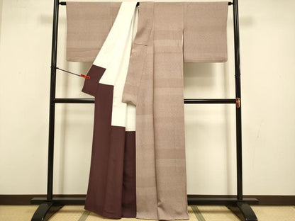 平和屋着物●江戸小紋　百柄　正絹　逸品　DABI4335du
