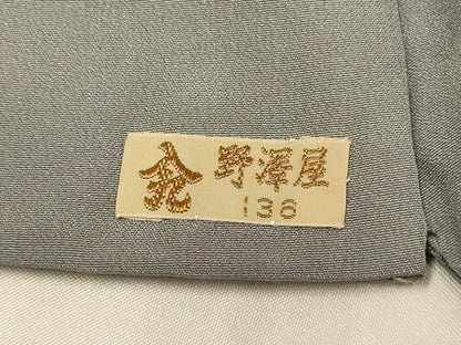 平和屋着物●上質な小紋　青海波　地紋起こし　正絹　逸品　DABI4340du
