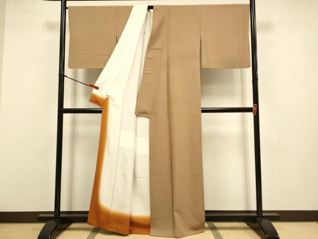 平和屋着物●江戸小紋　行儀　正絹　逸品　DABI4342du