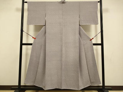 平和屋着物●伝統工芸士　廣瀬雄望　江戸小紋　花尽くし　正絹　逸品　未使用　DABI4345du