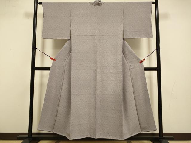 平和屋着物●伝統工芸士　廣瀬雄望　江戸小紋　花尽くし　正絹　逸品　未使用　DABI4345du