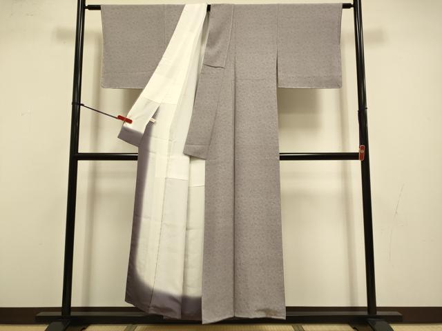 平和屋着物●伝統工芸士　廣瀬雄望　江戸小紋　花尽くし　正絹　逸品　未使用　DABI4345du