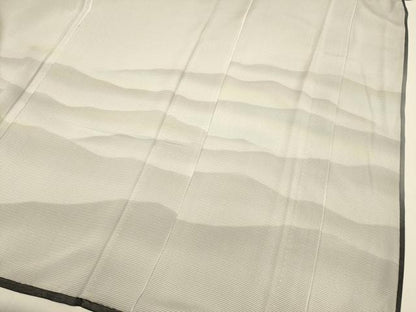 平和屋着物▽訪問着　無双　紗袷　紗×絽　霞文　暈し染め　さが美扱い　正絹　逸品　DABI4355du