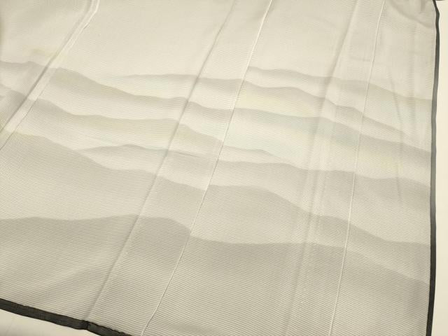 平和屋着物▽訪問着　無双　紗袷　紗×絽　霞文　暈し染め　さが美扱い　正絹　逸品　DABI4355du