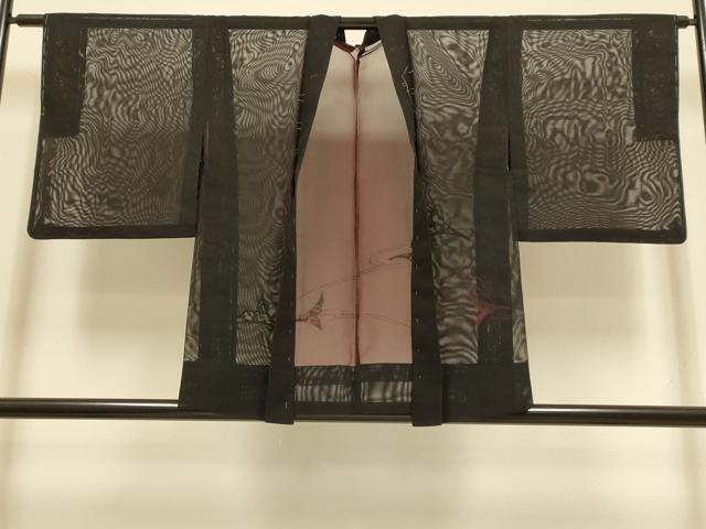 平和屋着物▽羽織　スリーシーズン　春夏秋　塵除け　飛鳥文　正絹　逸品　DABI4360du