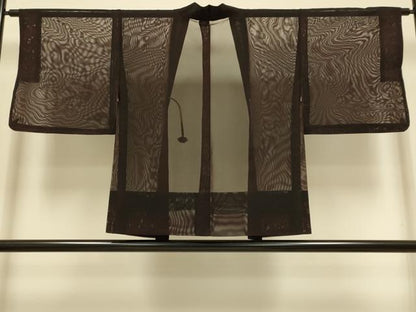 平和屋着物▽羽織　スリーシーズン　春夏秋　塵除け　正絹　逸品　DABI4371du