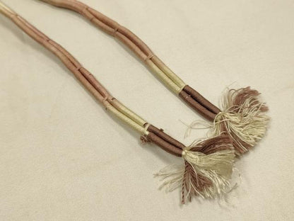 平和屋着物▽羽織　スリーシーズン　春夏秋　塵除け　二重紗　縞　正絹　逸品　DABI4374du