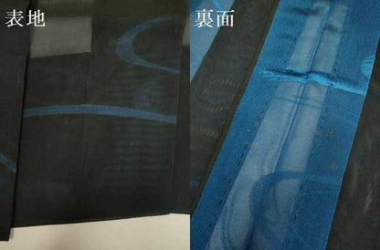 平和屋着物▽羽織　スリーシーズン　春夏秋　塵除け　流水文　正絹　逸品　DABI4387du
