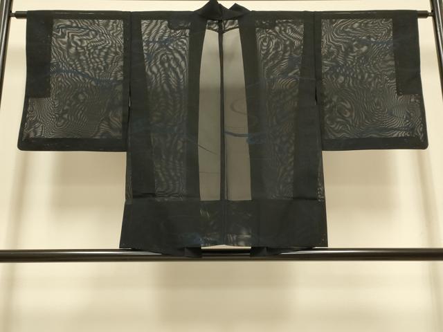 平和屋着物▽羽織　スリーシーズン　春夏秋　塵除け　流水文　正絹　逸品　DABI4387du
