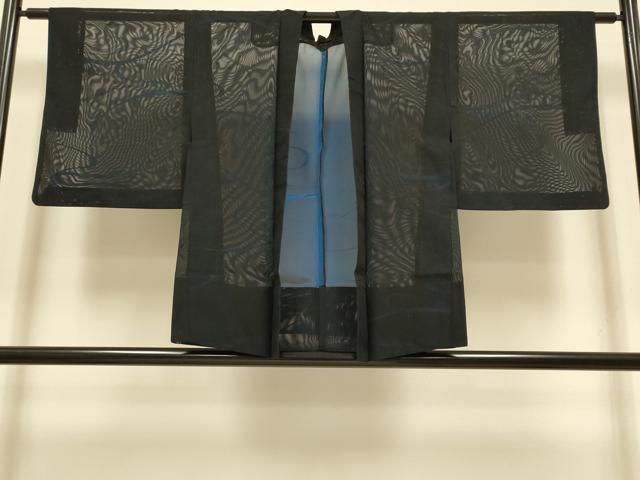 平和屋着物▽羽織　スリーシーズン　春夏秋　塵除け　流水文　正絹　逸品　DABI4387du