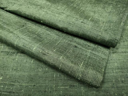 平和屋着物▽上質な紬　単衣　濃い岩井茶色　正絹　逸品　DABI4395du