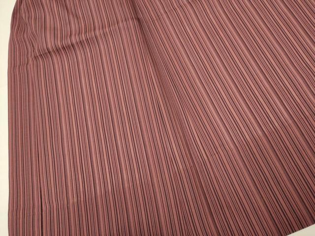 平和屋着物▽羽織　スリーシーズン　春夏秋　塵除け　縞　正絹　逸品　DABI4422du