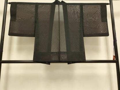 平和屋着物▽羽織　スリーシーズン　春夏秋　塵除け　秋草文　正絹　逸品　DABI4443du