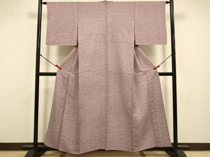 平和屋着物▽上質な小紋　単衣　花尽くし　高島屋扱い　正絹　逸品　DABI4453du