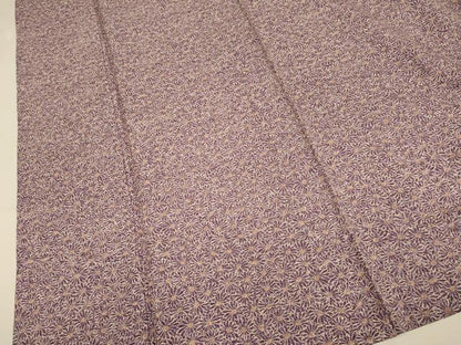平和屋着物▽上質な小紋　単衣　花尽くし　高島屋扱い　正絹　逸品　DABI4453du