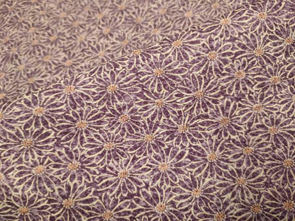 平和屋着物▽上質な小紋　単衣　花尽くし　高島屋扱い　正絹　逸品　DABI4453du