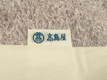 平和屋着物▽上質な小紋　単衣　花尽くし　高島屋扱い　正絹　逸品　DABI4453du