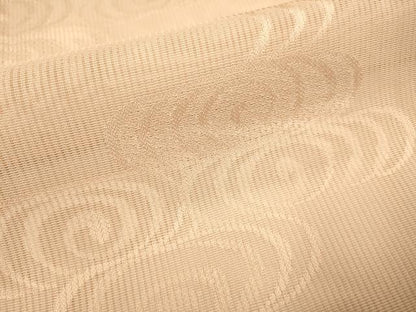 平和屋着物▽道行コート　スリーシーズン　春夏秋　塵除け　流水文　肉色　正絹　逸品　DABI4482du