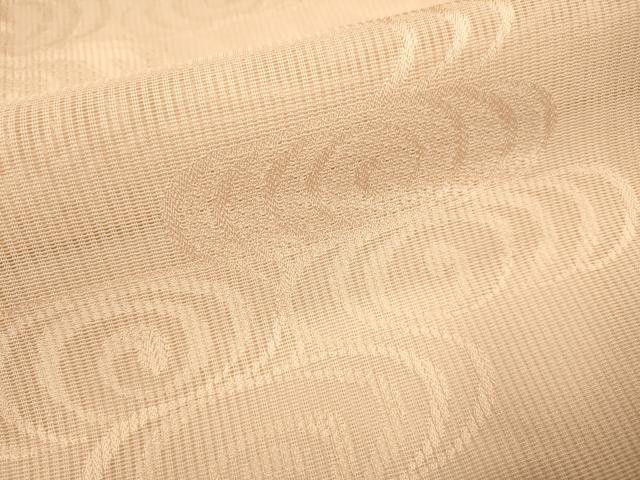 平和屋着物▽道行コート　スリーシーズン　春夏秋　塵除け　流水文　肉色　正絹　逸品　DABI4482du