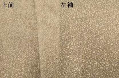平和屋着物▽江戸小紋　単衣　小花柄　正絹　逸品　DABI4497du