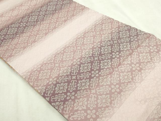 平和屋本店▼両面　全通柄　本袋帯　桐竹鳳凰紋　本金　正絹　逸品　DABI4526sf