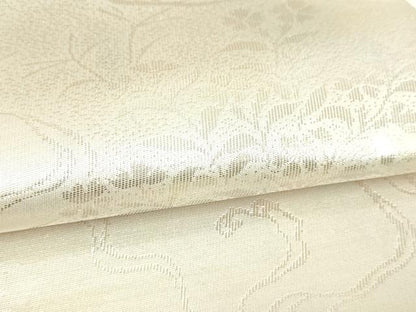 平和屋本店▼六通柄袋帯　唐織　林派百図　本金箔　正絹　逸品　DABI4534sf