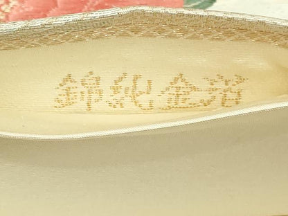 平和屋本店▼六通柄袋帯　唐織　桃山琳派　錦純金箔　正絹　逸品　DABI4612sf