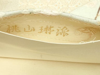 平和屋本店▼六通柄袋帯　唐織　桃山琳派　錦純金箔　正絹　逸品　DABI4612sf