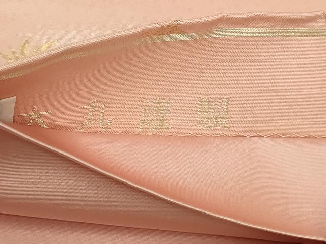 平和屋本店▼六通柄袋帯　花鳥文　純金厚板　大丸謹製　正絹　逸品　DABI4615sf