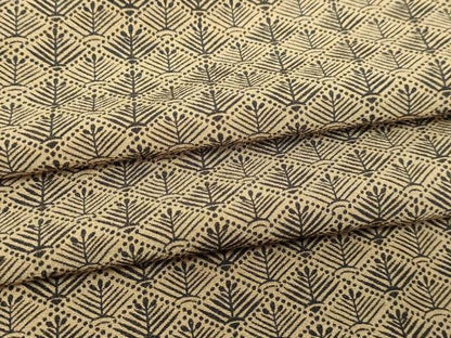 平和屋着物▽上質な小紋　単衣　松葉文　正絹　逸品　DABI4638sf