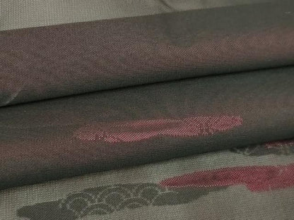 平和屋着物▽羽織　スリーシーズン　春夏秋　塵除け　霞文　正絹　逸品　DABI4648sf