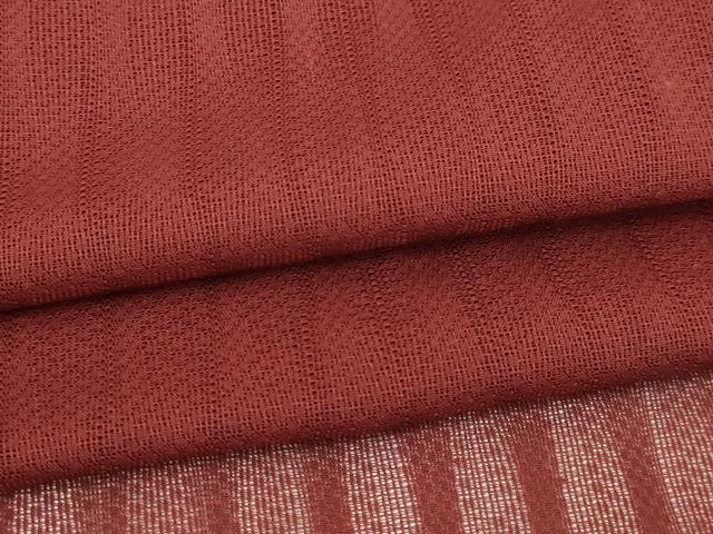 平和屋着物▽羽織　スリーシーズン　春夏秋　塵除け　変わり間道　正絹　逸品　DABI4653sf