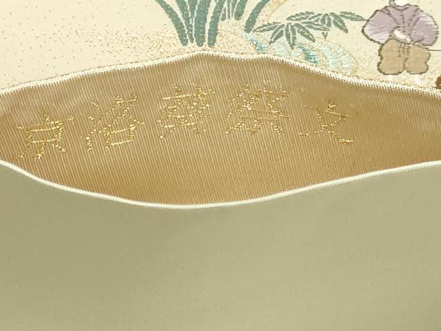 平和屋本店▼六通柄袋帯　京洛葵祭文　九百錦本金入　正絹　逸品　DABI4680sf