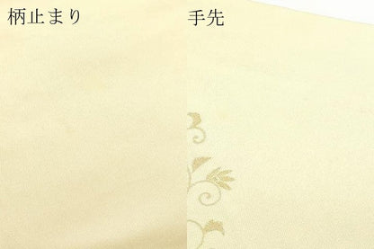 平和屋本店▼六通柄　本袋帯　千都錦　鏡裏華文　本金箔　証紙付き　正絹　逸品　DABI4707sf