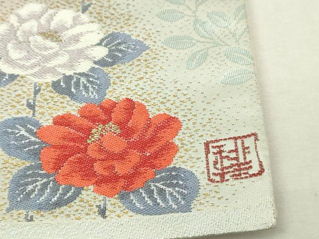 平和屋本店▼六通柄袋帯　琳派百図　本金箔　正絹　逸品　DABI4734sf