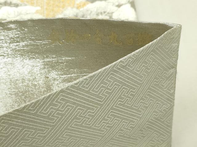 平和屋本店▼佐賀錦　六通柄袋帯　古都の四季　弐拾四金九百錦　正絹　逸品　DABI4736sf　