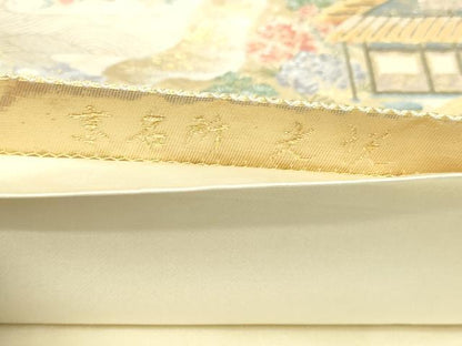 平和屋本店▼六通柄袋帯　京名所光悦　本金箔　正絹　逸品　DABI4739sf